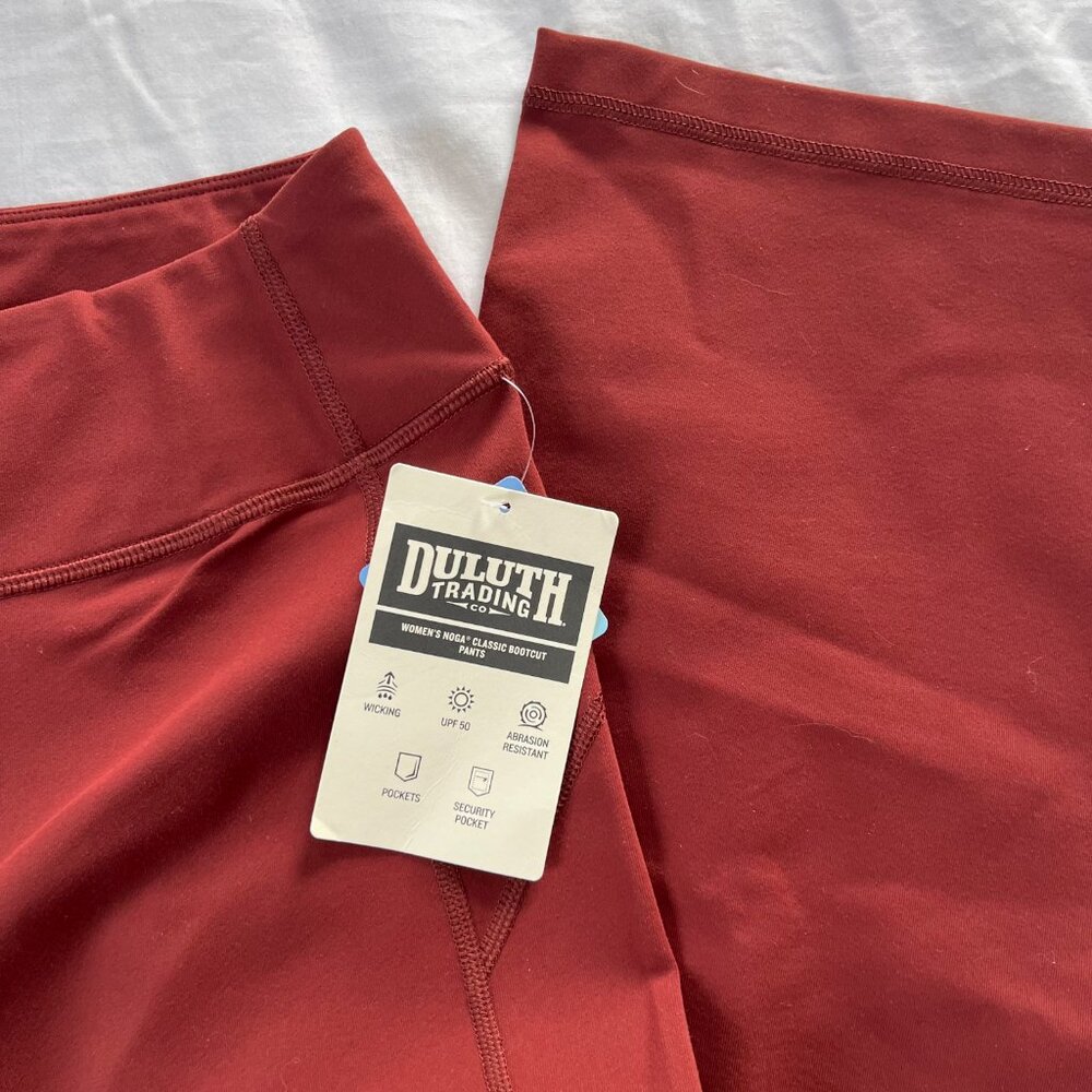 Duluth Trading Co NOGA Classic Bootcut Pants Rusty Brown (NWT) | Size M/31 - Picture 5 of 10